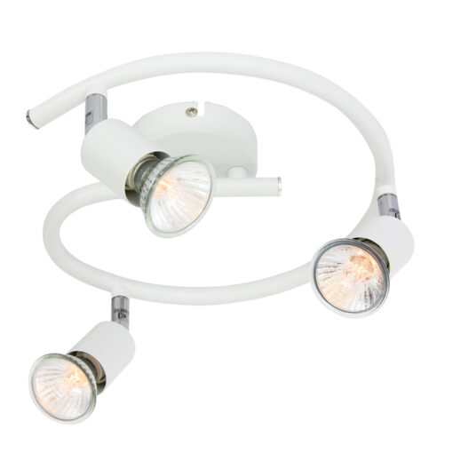 Σποτ ΙΙΙ Ροζέτα Λευκό ΜΑΤ 3 Χ GU10 ACA DECOR  – MC634WH3G