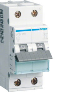 Ασφάλεια Αυτόματη C 6kA P+N 10Α Hager – MCN510