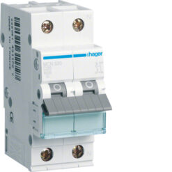 Ασφάλεια Αυτόματη C 6kA P+N 20Α Hager – MCN520