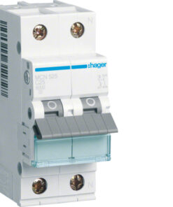 Ασφάλεια Αυτόματη C 6kA P+N 25Α Hager – MCN525