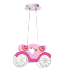 Κρεμαστό Παιδικό Φωτιστικό Άμαξα 2xE27 ACA DECOR – MD110042P