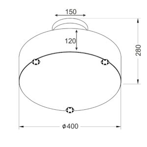 Παιδικό Φωτιστικό Οροφής με Μήλα 3xE14 ACA DECOR – MD130243