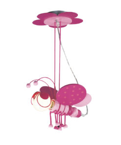 Κρεμαστό Παιδικό Φωτιστικό Μελισσούλα Ρόζ 1xE27 ACA DECOR – MD20081A