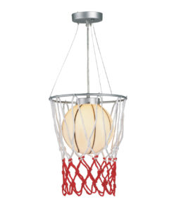 Κρεμαστό Παιδικό Φωτιστικό Καλάθι Μπάλα Μπάσκετ 1xE27 ACA DECOR – MD50591B