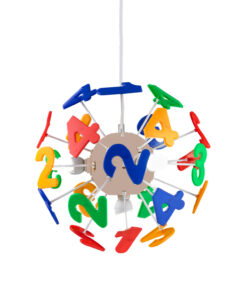 Κρεμαστό Παιδικό Φωτιστικό με Αριθμούς 3xE14 ACA DECOR – MD70853F