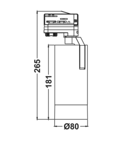 Φωτιστικό Ράγας LED Zoomable Μαύρο 25W 3000K 4 Καλωδίων 25-60° 2800lm ACA – MEL2530B4