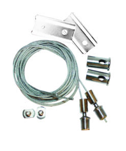 Κιτ Κρέμασης 2τμχ ντίζες 2μ για Λευκή Μαγνητική Ράγα ACA – MHKW