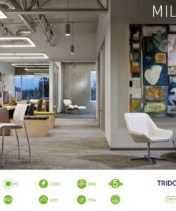 Κρεμαστό / Επίτοιχο Γραμμικό Φωτιστικό MILO ACA