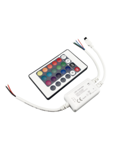 RGB LED ΕΛΕΓΚΤΗΣ 6A 72W/12V 144W/24V ΜΕ ΤΗΛΕΧΕΙΡΙΣΤΗΡΙΟ ACA – MINI2RGB