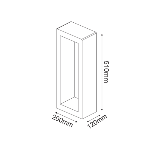 ^ΦΩΤΙΣΤΙΚΟ ΚΗΠΟΥ LED 5W 130LM 230V AC 3000K RA80 IP65 30.000HRS ΜΑΥΡΟ ΤΣΙΜΕΝΤΟ ACA – MK019B-510