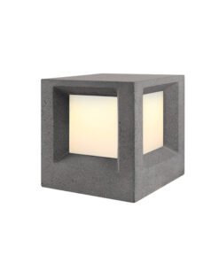 ^ΦΩΤΙΣΤΙΚΟ ΚΗΠΟΥ 200MM IP65 Ε27 Max.7W ΜΑΥΡΟ ΤΣΙΜΕΝΤΟ & PC ΚΑΛΥΜΜΑ ACA – MK041B-200