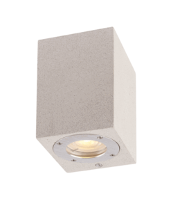 ^ΤΕΤΡΑΓΩΝΟ ΕΠΙΤΟΙΧΟ ΦΩΤΙΣΤΙΚΟ IP65 GU10 ΛΕΥΚΟ ΤΣΙΜΕΝΤΟ ACA – MK0531SW