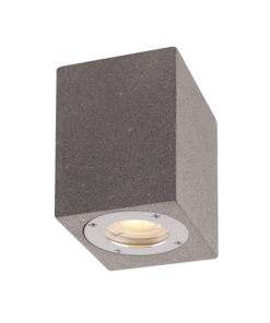 ^ΤΕΤΡΑΓΩΝΟ ΕΠΙΤΟΙΧΟ ΦΩΤΙΣΤΙΚΟ IP65 GU10 ΜΑΥΡΟ ΤΣΙΜΕΝΤΟ ACA – MK0531SB