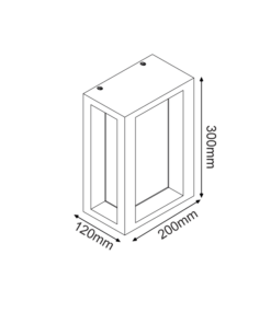 Φωτιστικό Δαπέδου 1xE27 κήπου 30cm λευκό τσιμέντο + πλαστικό IP65 ACA – MK062W