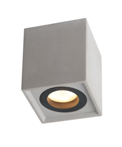 ΕΠΙΤΟΙΧΟ ΦΩΤΙΣΤΙΚΟ 1ΧGU10 ΓΚΡΙ ΤΣΙΜΕΝΤΟ 8,5X8,5XH10CM MONTE ACA DECOR – MK131S10G