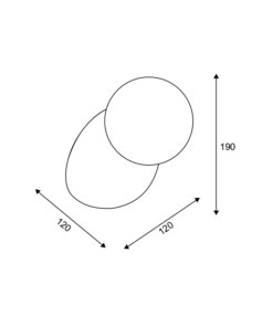 ΕΠΙΤΟΙΧΟ ΦΩΤΙΣΤΙΚΟ 1ΧG9 ΓΚΡΙ ΤΣΙΜΕΝΤΟ+ΛΕΥΚΟ ΓΥΑΛΙ 19Χ12Χ12CM VENUS ACA DECOR – MK421W19G