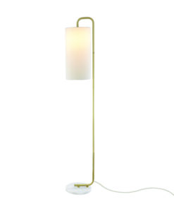 ΕΠΙΔΑΠΕΔΙΟ ΦΩΤΙΣΤΙΚΟ 1XE27 OSAKA ΧΡΥΣΟ ΜΕΤ/ΚΟ+ΛΕΥΚΟ ΑΜΠΑΖΟΥΡ-ΜΑΡΜΑΡΟ IP20 26,5X23XH160CM ACA DECOR – ML121811F