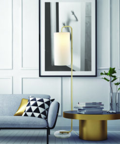 ΕΠΙΔΑΠΕΔΙΟ ΦΩΤΙΣΤΙΚΟ 1XE27 OSAKA ΧΡΥΣΟ ΜΕΤ/ΚΟ+ΛΕΥΚΟ ΑΜΠΑΖΟΥΡ-ΜΑΡΜΑΡΟ IP20 26,5X23XH160CM ACA DECOR – ML121811F