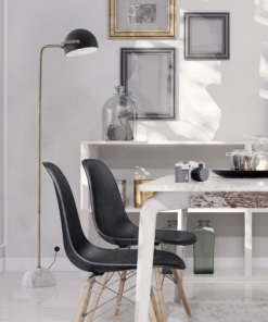 ACA DECOR   – Επιδαπέδιο Φωτιστικό 1XE27 Μεταλλικό + Μάρμαρο 24X44XH144cm