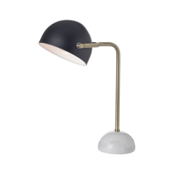 ACA DECOR – Επιτραπέζιο Φωτιστικό 1ΧΕ27 Μεταλλικό + Μάρμαρο 35Χ23ΧΗ48cm