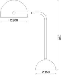 ACA DECOR   – Επιτραπέζιο Φωτιστικό 1ΧΕ27 Μεταλλικό + Μάρμαρο 35Χ23ΧΗ48cm
