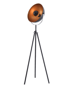 ACA DECOR – Επιδαπέδιο Φωτιστικό 1ΧΕ27 Μεταλλικό Μαύρο/Χρυσό ML306681FBG