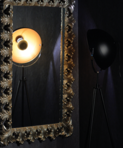 ACA DECOR – Επιδαπέδιο Φωτιστικό 1ΧΕ27 Μεταλλικό Μαύρο/Χρυσό ML306681FBG