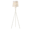 ACA DECOR   – Επιδαπέδιο Φωτιστικό 1ΧΕ27 Μεταλλικό Λευκό + Καλάμι Φ38ΧΗ152cm