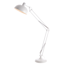 ACA DECOR – Επιδαπέδιο Φωτιστικό 1ΧΕ27 Μεταλλικό Λευκό 38Χ130ΧΗ207cm