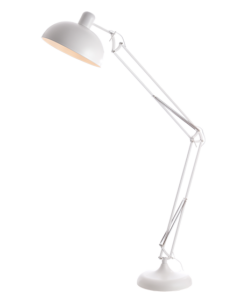 ACA DECOR – Επιδαπέδιο Φωτιστικό 1ΧΕ27 Μεταλλικό Λευκό 38Χ130ΧΗ207cm