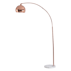 ACA DECOR – Επιδαπέδιο Φωτιστικό 1ΧΕ27 Μεταλλικό Χάλκινο + Μάρμαρο ML312401FC