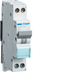 Ασφάλεια Αυτόματη 2P C20A 6kA 230V L+N Hager – MLN520A
