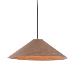 ACA DECOR   κρεμαστό φωτιστικό 1xGX53 από ξύλο σε καρυδιά χρώμα – MQ13P136WW