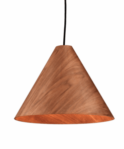 ACA DECOR   κρεμαστό φωτιστικό 1xE27 από ξύλο σε καφέ χρώμα – MQ18P133WW
