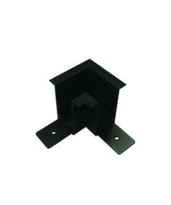Γωνιακός Σύνδεσμος 90° για Μαγνητική Ράγα Χωνευτή με Αυτάκια 48V Μαύρη ACA – MR90B