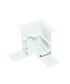 Γωνιακός Σύνδεσμος 90° για Μαγνητική Ράγα Χωνευτή με Αυτάκια 48V Λευκή ACA – MR90W