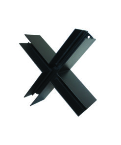 Σύνδεσμος ”+” για Μαγνητική Ράγα Οροφής/Κρεμαστή 48V Μαύρη ACA – MSCROSSB