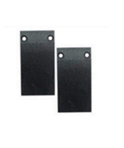 Σετ πλαστικές τάπες Μαύρες 2τμχ με Βίδες για Μαγνητική Ράγα Οροφής/Χωνευτή με Αυτάκια ACA – MSRECB