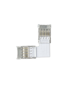ΣΥΝΔΕΣΜΟΣ 90° ΓΙΑ 10mm RGB 5050 LED ΛΩΡΙΔΑ ACA – MT10RGBCORN