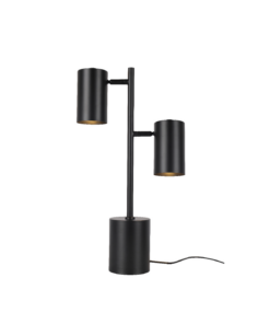 Πορτατίφ Μαύρο Μεταλλικό 2xΕ27 D12*H59cm KENNETH ACA – MT240572