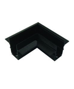 Γωνιακός Σύνδεσμος 90° για Μαγνητική Ράγα Χωνευτή Trimless 48V Μαύρη ACA – MT90B