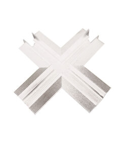 Σύνδεσμος ”+” για Μαγνητική Ράγα Χωνευτή Trimless 48V Λευκή ACA – MTCROSSW