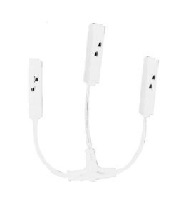 Τροφοδοσία ”T” για Μαγνητική Ράγα 48V Λευκή ACA – MTCW