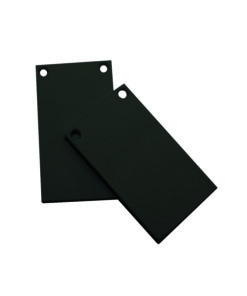 Σετ Πλαστικές Τάπες (2 τμχ) για Μαγνητική Ράγα Χωνευτή Trimless 48V Μαυρο ACA – MTECB