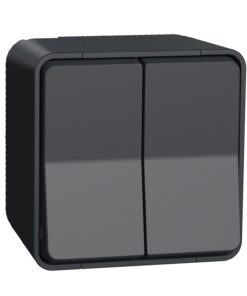 Schneider Mureva Styl διακόπτης κομμυτατέρ/Αλέ ρετούρ επίτοιχος Ανθρακί IP55 – MUR35022