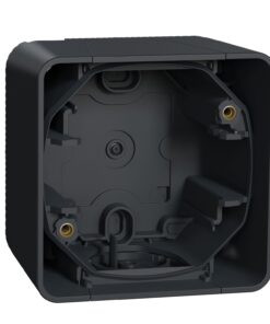 Schneider Mureva Styl κουτί επίτοιχο 1 θέσης Ανθρακί IP55 – MUR37911