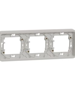 Schneider Mureva Styl πλαίσιο οριζόντιας τοποθέτησης, 3 θέσεων Λευκό IP55 – MUR39109