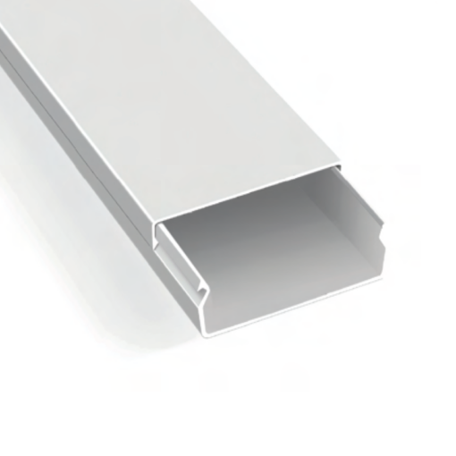 100X60mm Πλαστικό Κανάλι Καλωδίων Χωρίς Αυτοκόλλητο Λευκό 2m ACA – NX10060W