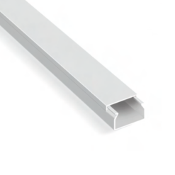 25X25mm Πλαστικό Κανάλι Καλωδίων Χωρίς Αυτοκόλλητο Λευκό 2m ACA – NX2525W