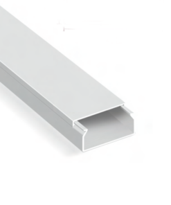 40X25mm Πλαστικό Κανάλι Καλωδίων Χωρίς Αυτοκόλλητο Λευκό 2m ACA – NX4025W